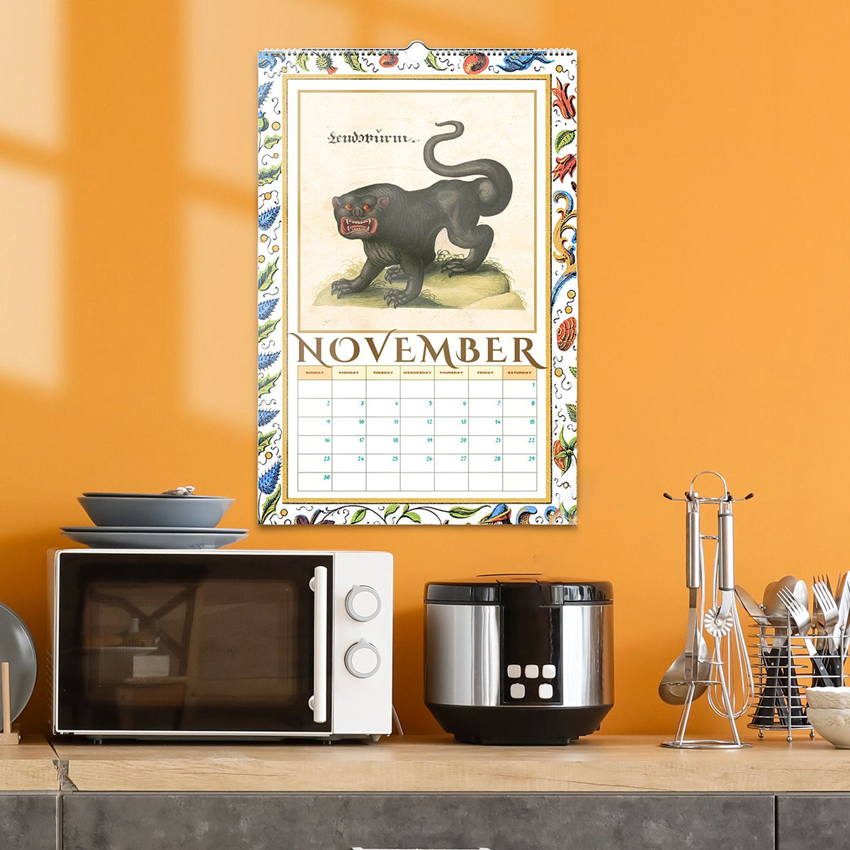 2025 Medieval Freaks Wall Calendarđ