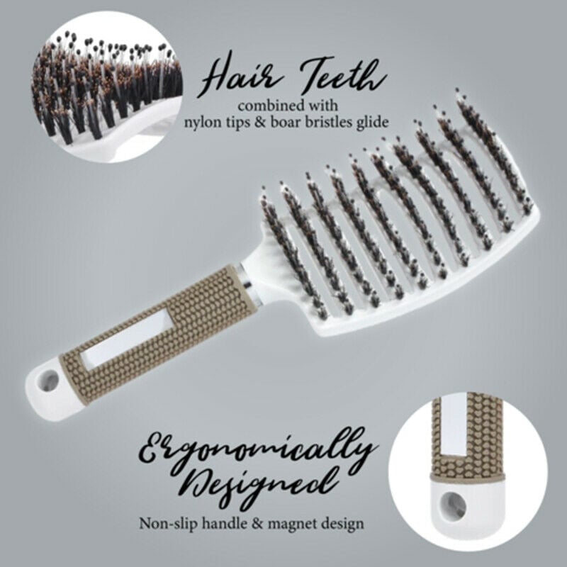 π Bristle Nylon Hairbrush