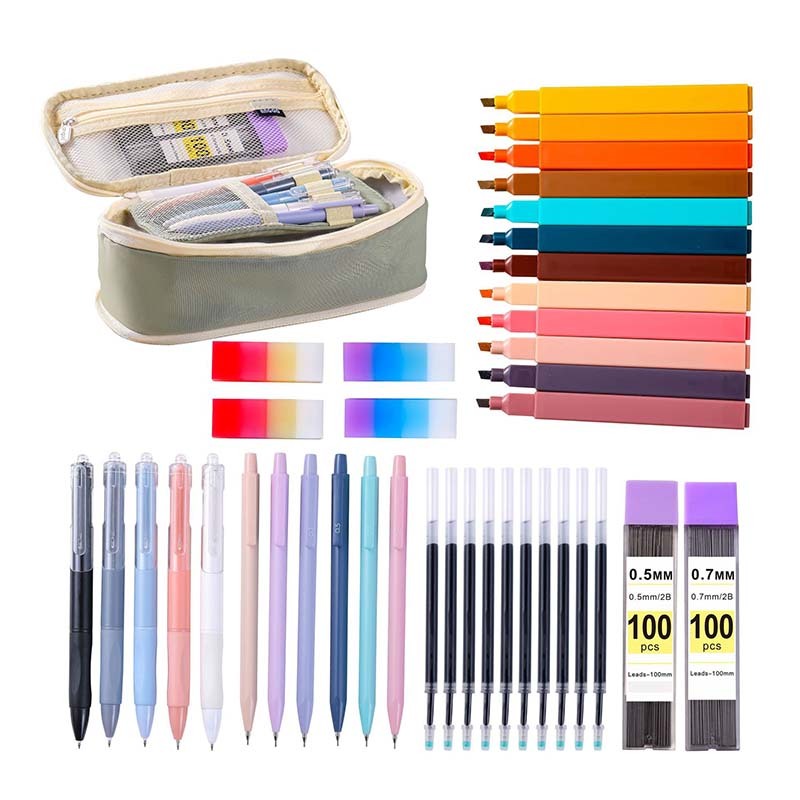 Morandi Large Capacity Stationery Set