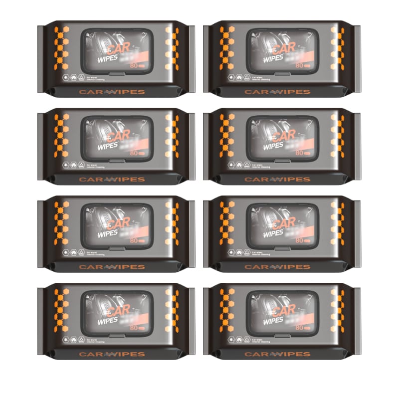 Car interior cleaning and polishing wipes(80 pcs/bag)