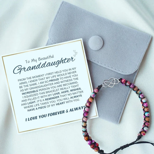 Last Day 75% OFF - To My Granddaughter - Forever Love Bracelet Gift Set