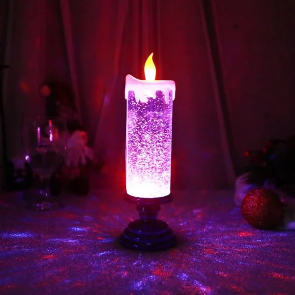 ๐ LED Candles With Pedestal
