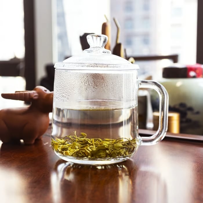 🔥Last 4 hours 57% OFF -Handmade Natural Transparent Tea Cup(10.8oz/320ml)