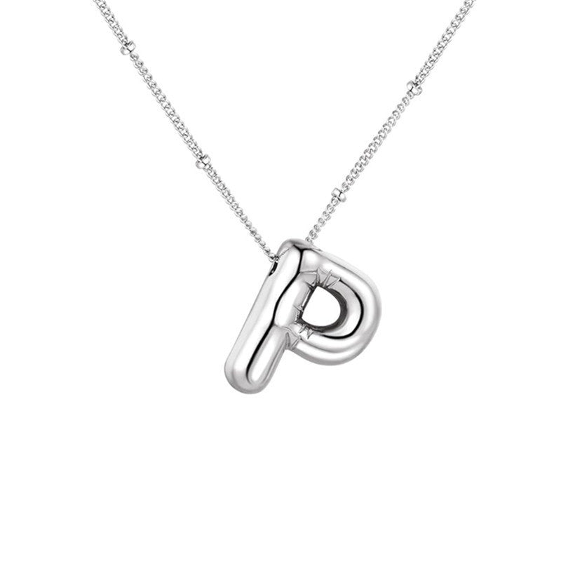 🔥Summer sale🎁⏰Bubble Letter Necklace