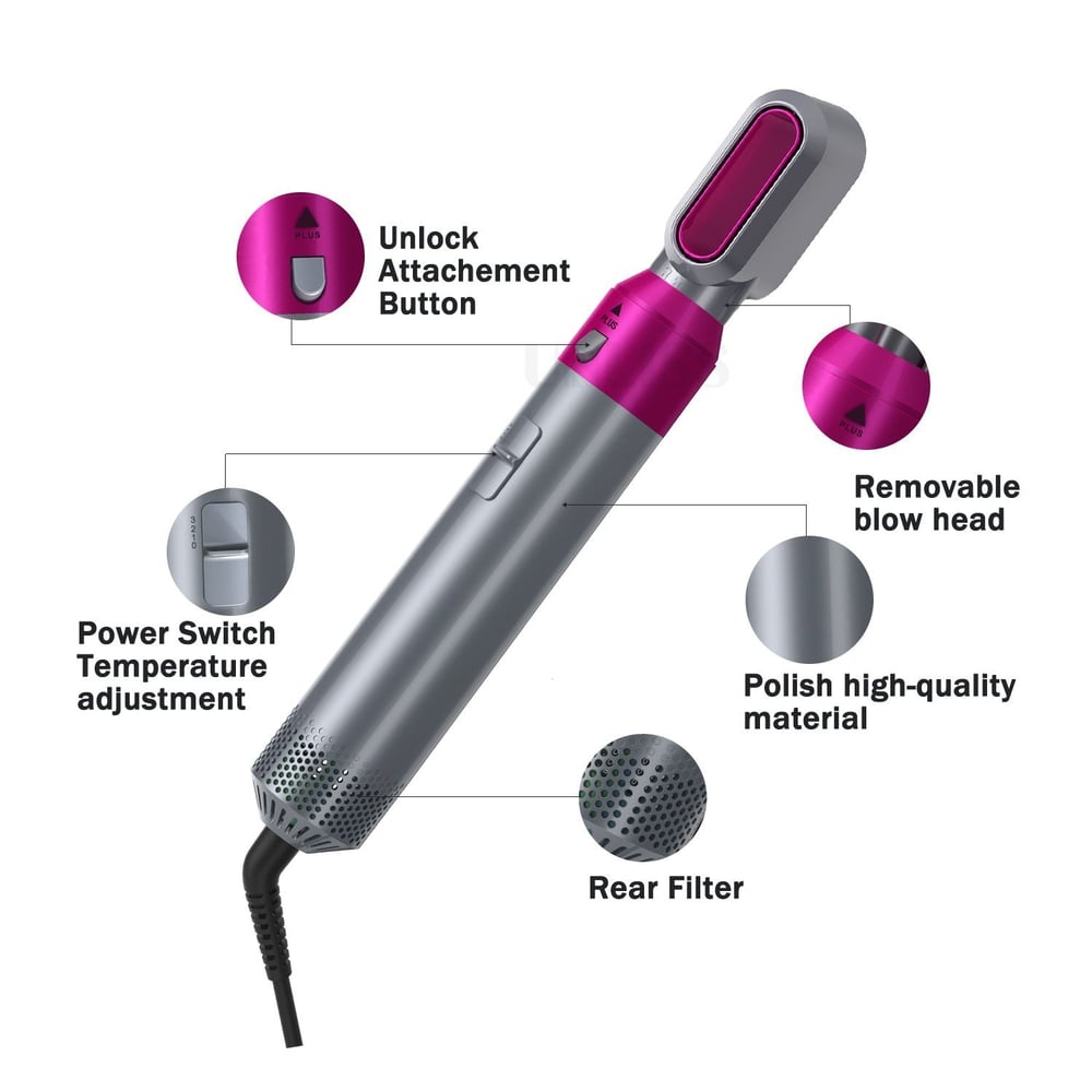 🔥Last Day 49% OFF🔥 5 in 1 Complete Hair Styler