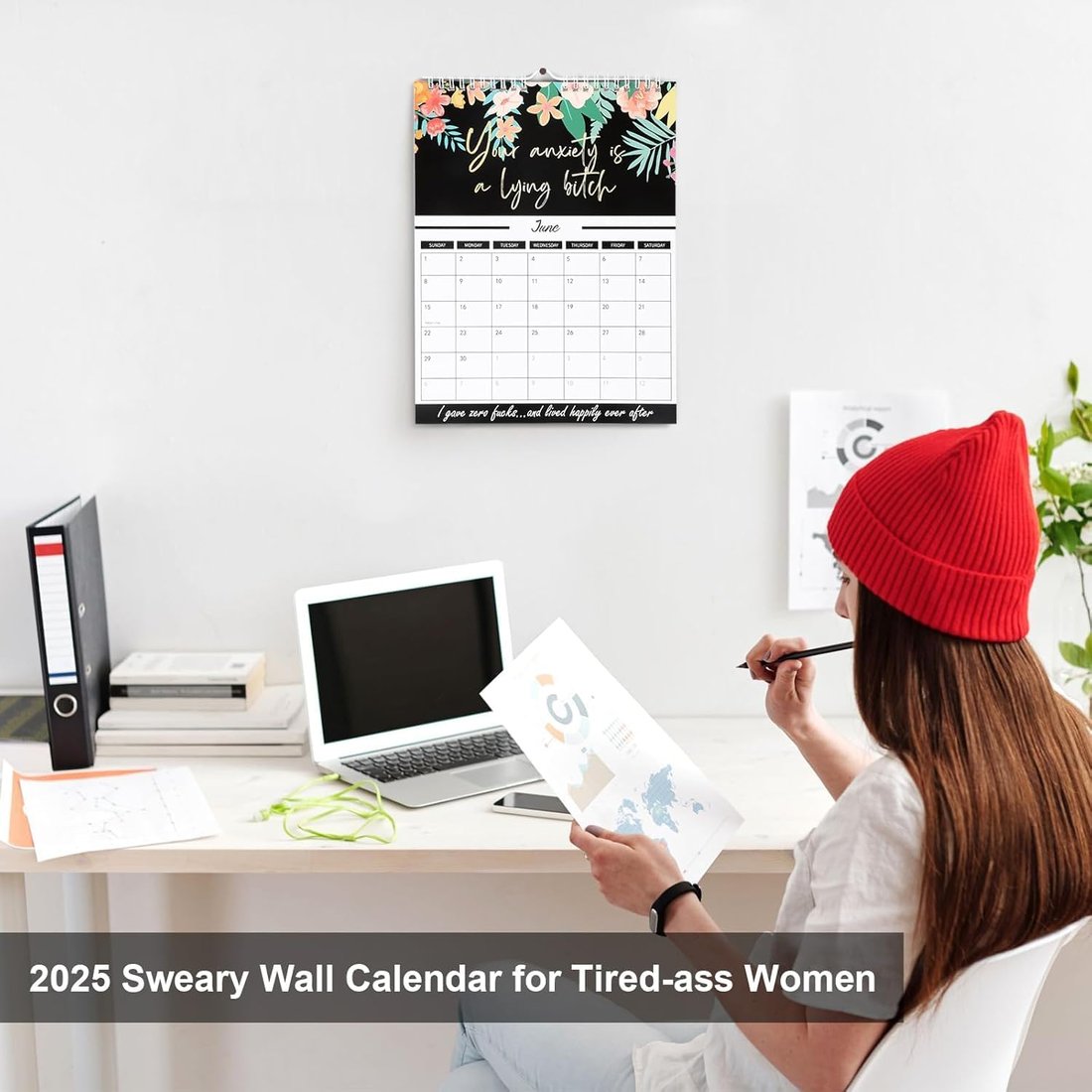 💥Last Day 49% Off💥 - 2025 Calendar for Tired-Ass Women