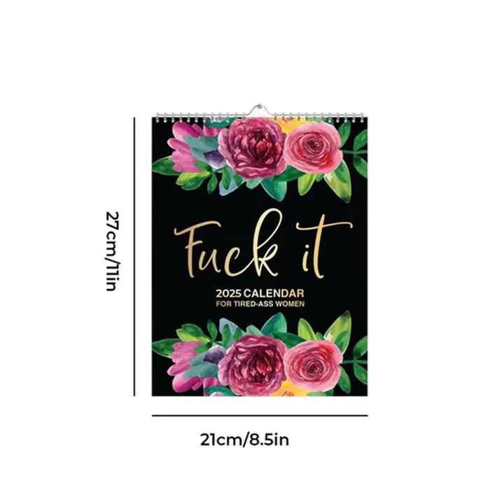 💥Last Day 49% Off💥 - 2025 Calendar for Tired-Ass Women