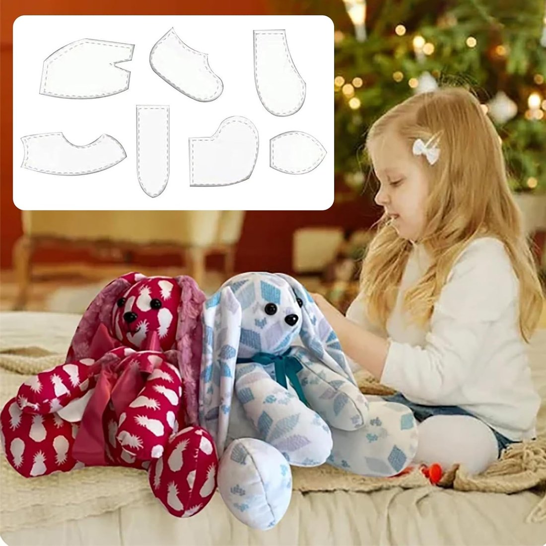 🎄Memory Bear Template Ruler Set - With Instructions