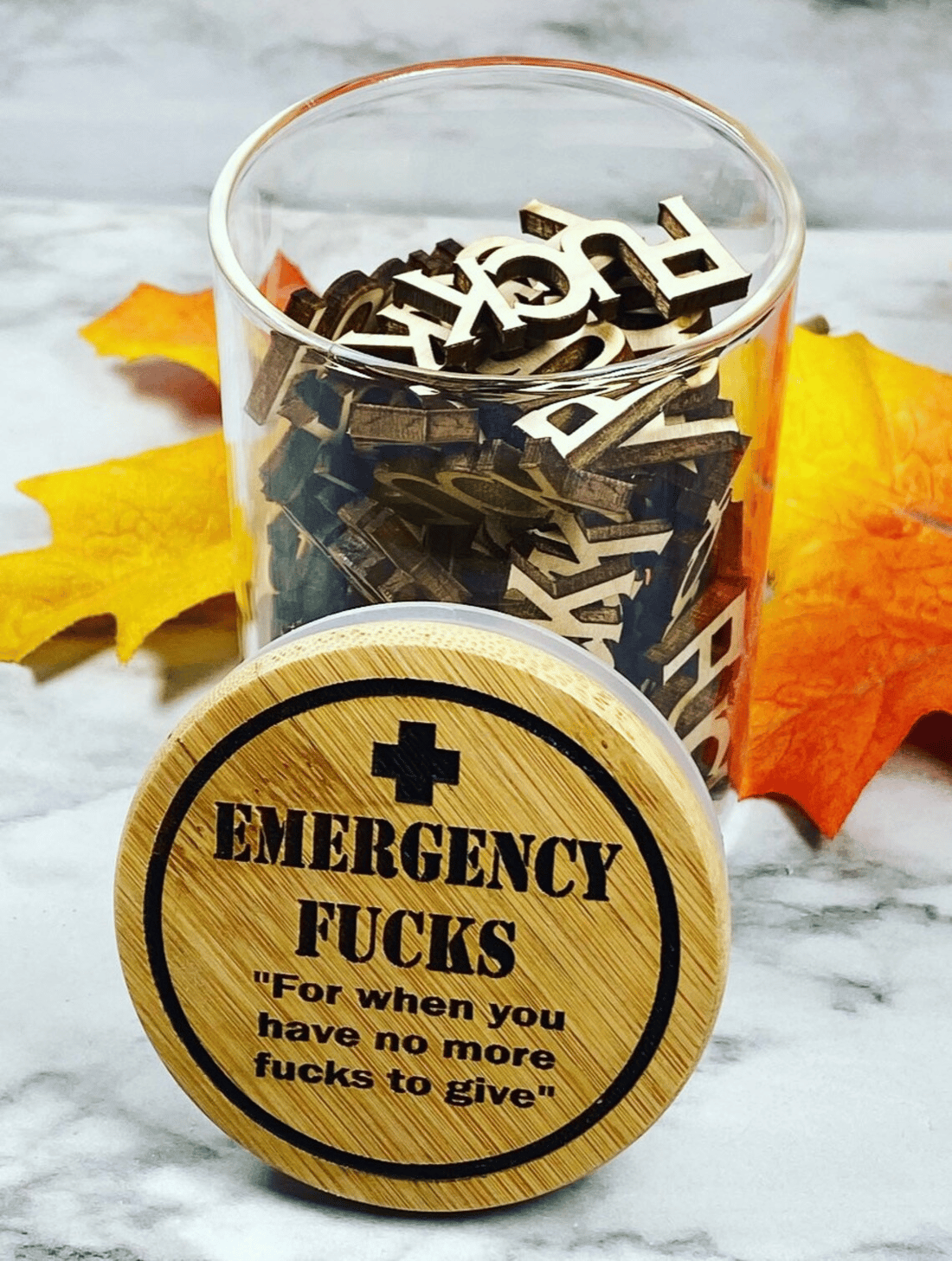 š„Early Father's Day Sale 49% Offš„-Emergency F**k jar- Funny Give a F**k jar