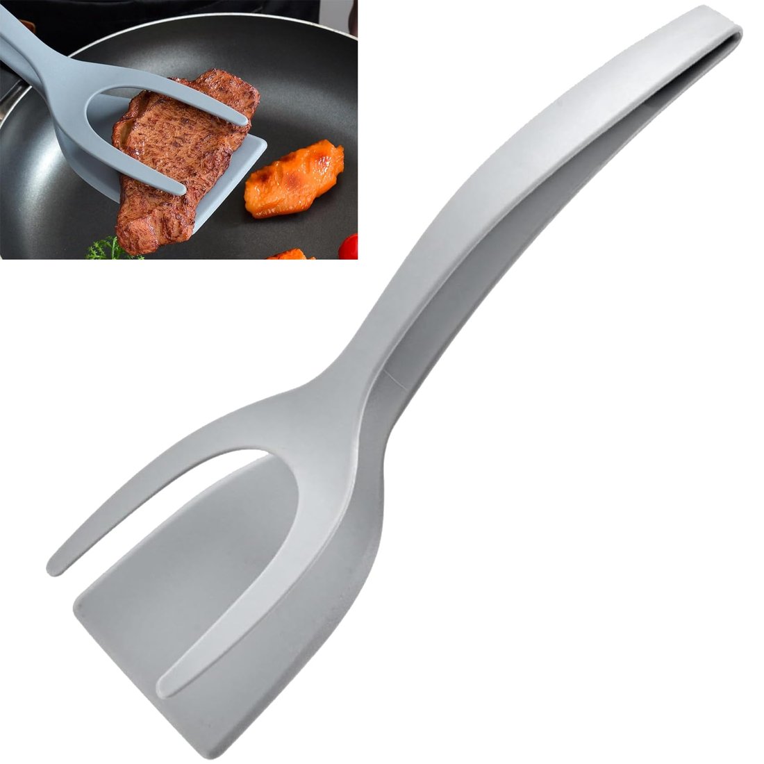 2-In-1 Spatula & Tongs
