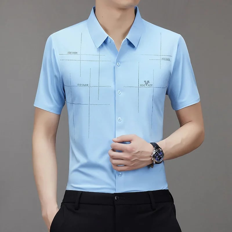 MEN'S ICE SILK BUSINESS SHIRT