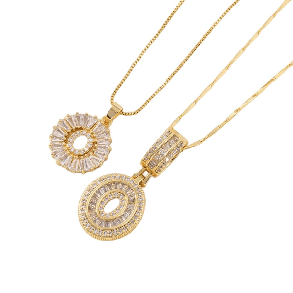 💍Last Day Only $12.99 & 2 Pack💍 Initial Letter Pendant Necklaces-Best Gift for your friends💝