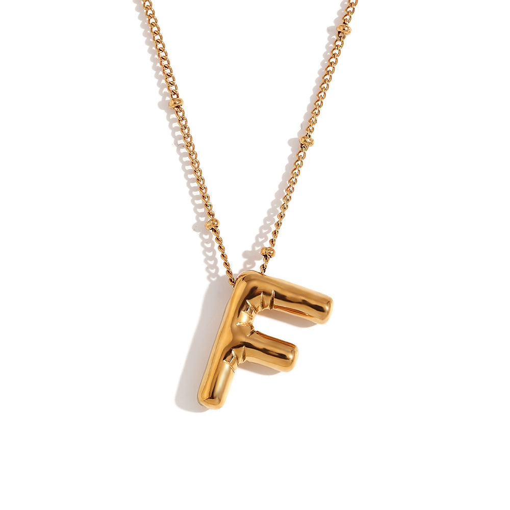 🔥Summer sale🎁⏰Bubble Letter Necklace