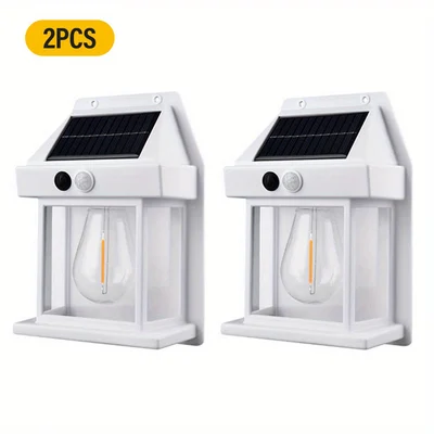 2024 New Tungsten Solar Wall Light for Outdoor