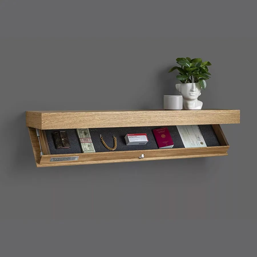 DESIGNER SHELF WITH SECRET COMPARTMENT
