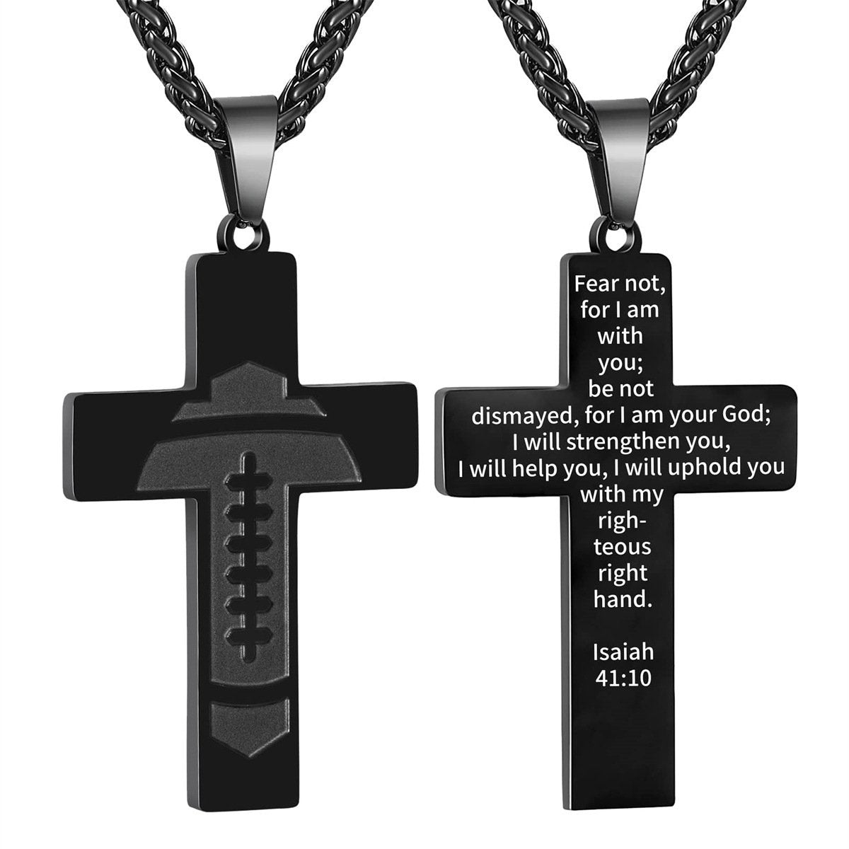š„LAST DAY 49% OFF - American Football Cross Bible Pendant