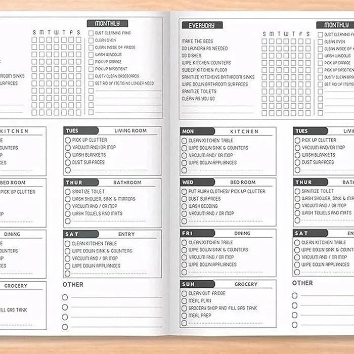 đź“•Bill Payment Management, Cleaning Schedule Manual