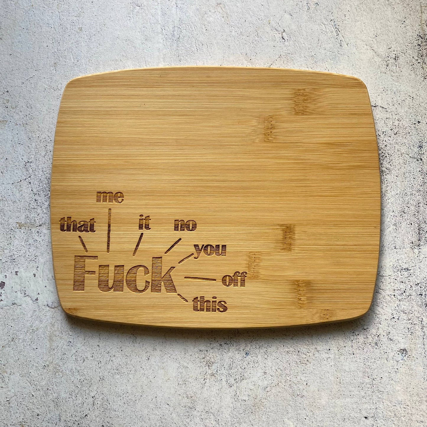 Funny Bamboo Cutting Board