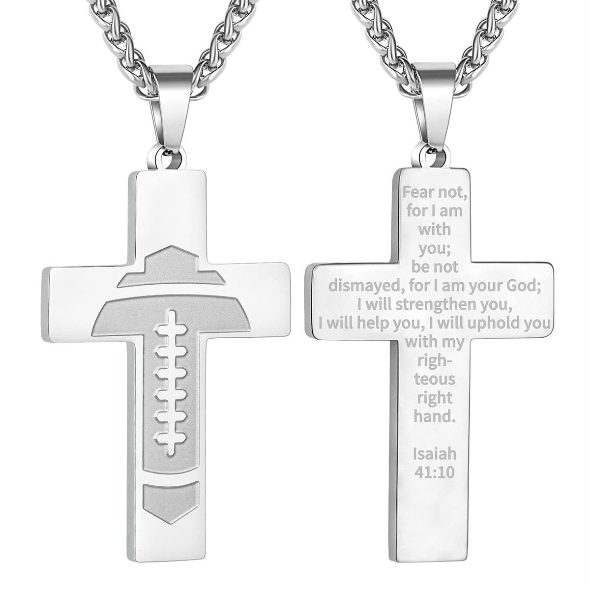 š„LAST DAY 49% OFF - American Football Cross Bible Pendant