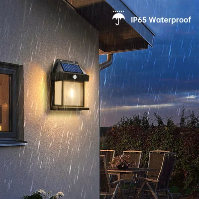 2024 New Tungsten Solar Wall Light for Outdoor