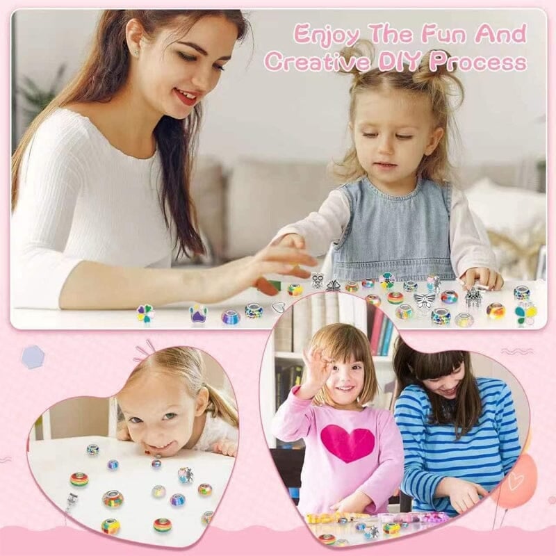 🔥Last 4 hours 57% OFF - ✨Girls Charm Bracelet Making Kit