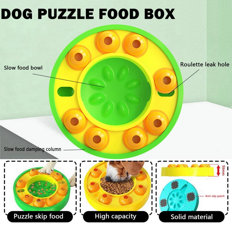 🔥Summer hot sale 49% OFF - Wisdom Dog Toys Slow Leakage Feeding Training