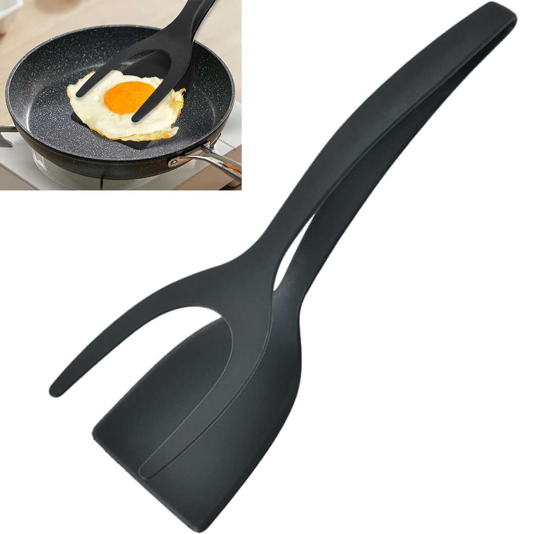 2-In-1 Spatula & Tongs