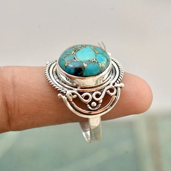 🎁Boho Turquoise Ring