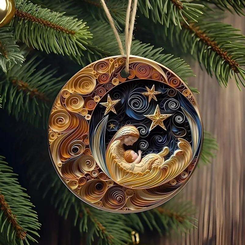 🎄Flat Quilling Christmas Ornaments