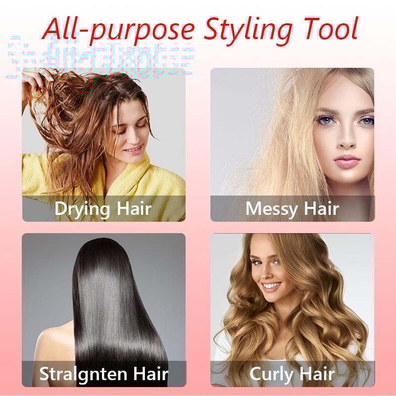 🎉Hot Sale 49% OFF🎁 3-in-1 Hot Air Styler and Rotating Hair Dryer for Dry hair, curl hair, straighten hair