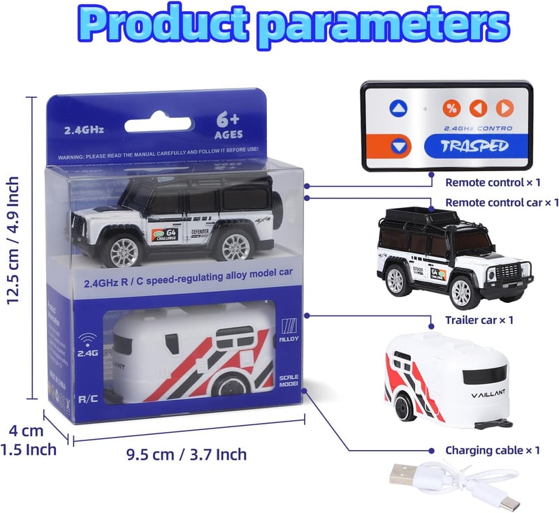 💥CHRISTMAS PRE-SALE 49% OFF💥 Alloy OEIN 1/64 MINI RC Drift Off-Road/Track Car