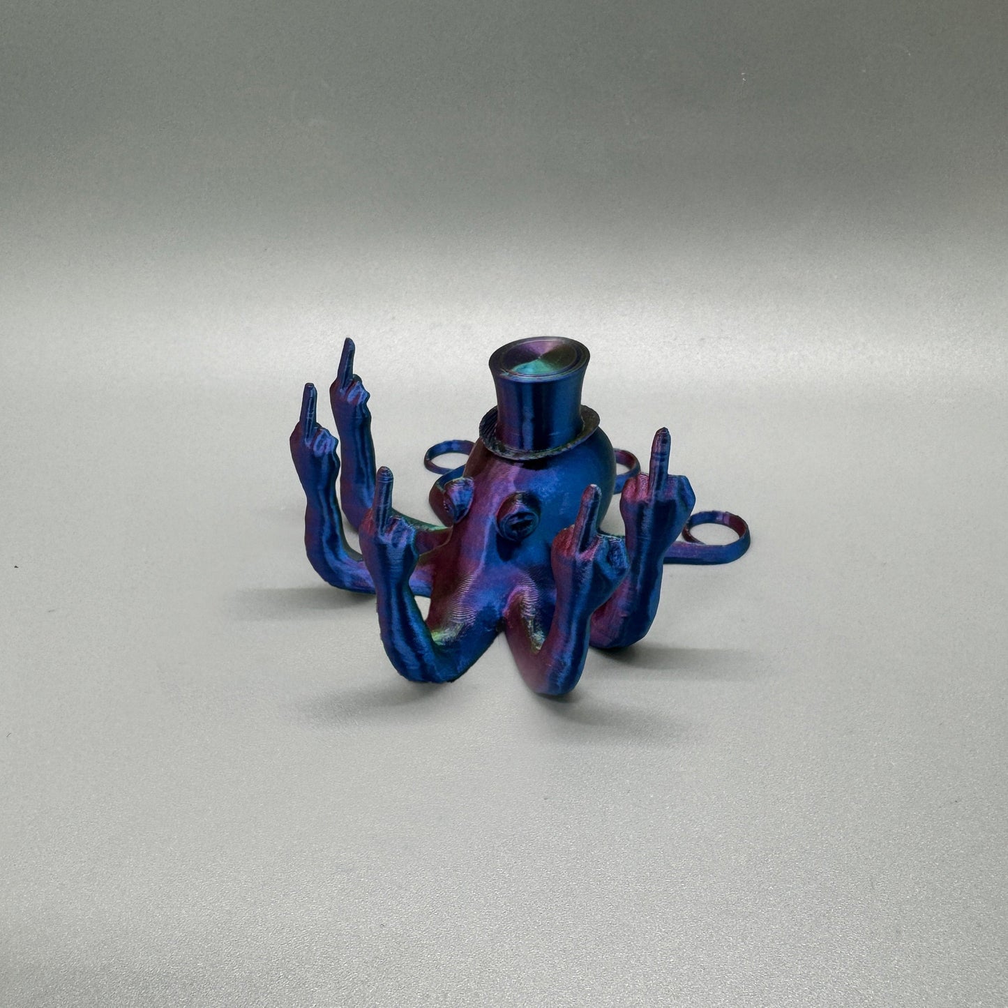 🎩🐙Sir Fucktopus | Middle Finger Octopus🤣
