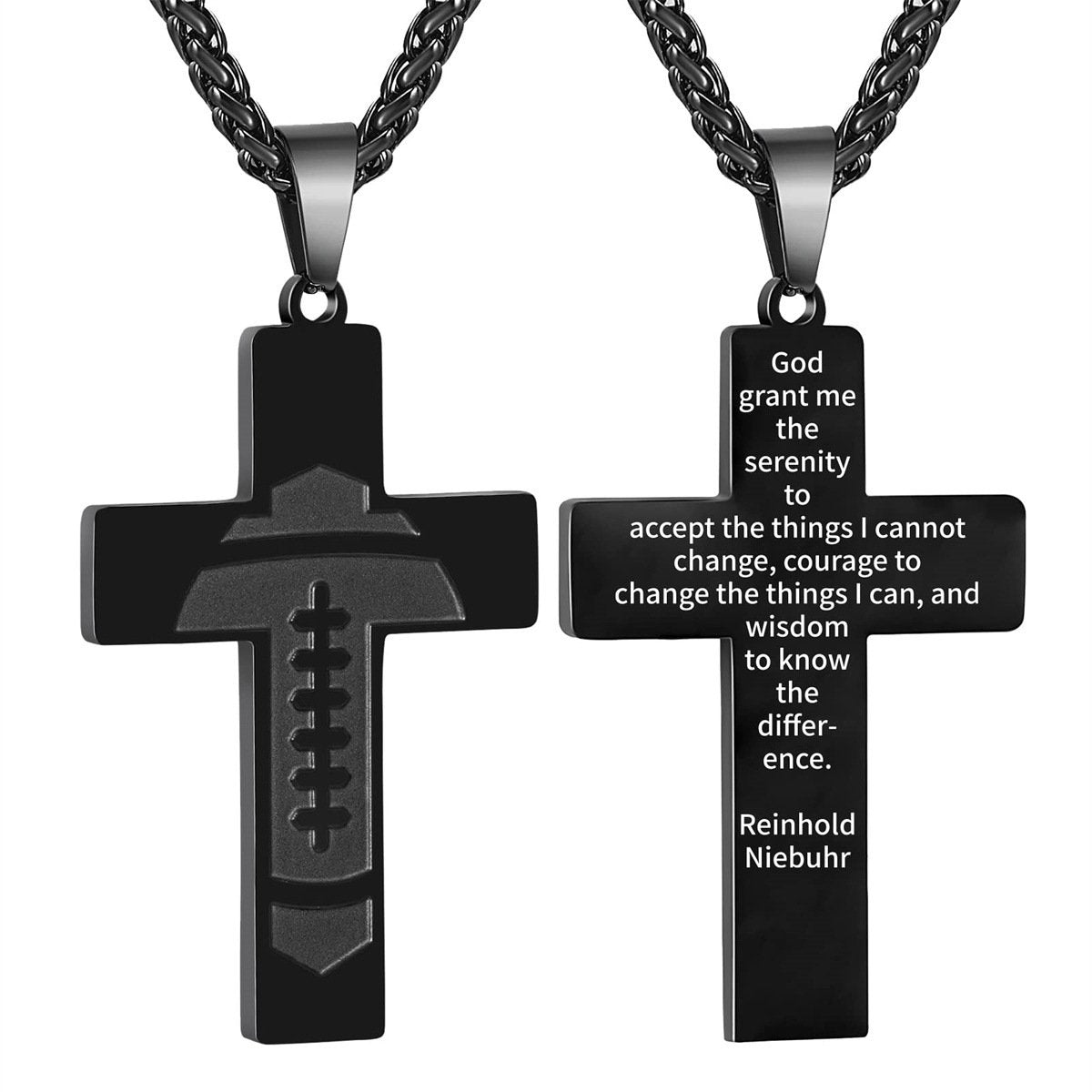 š„LAST DAY 49% OFF - American Football Cross Bible Pendant