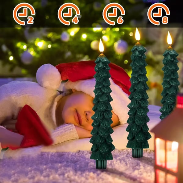 🎁🎄Christmas LED candles tree