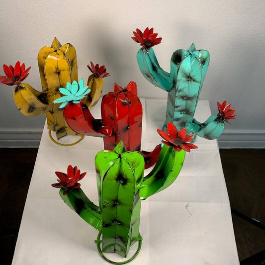 Mini Metal Saguaro Cactus - Garden Artšµ