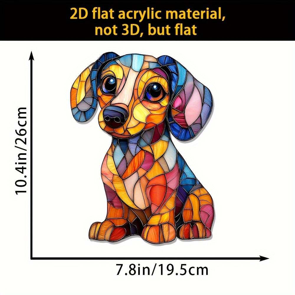 🌞🐕🦺Cute Chihuahua Suncatcher