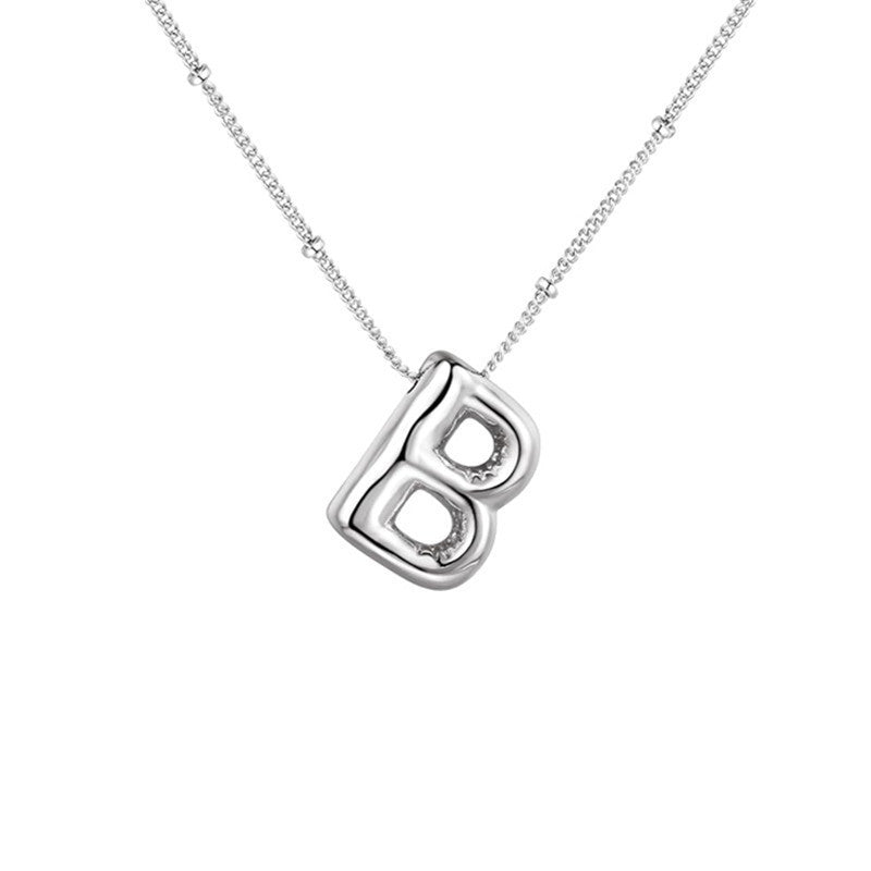 🔥Summer sale🎁⏰Bubble Letter Necklace