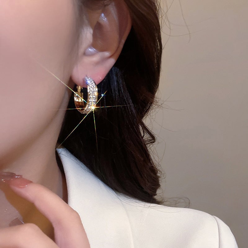 š„Sparkle Small Hoop Earrings