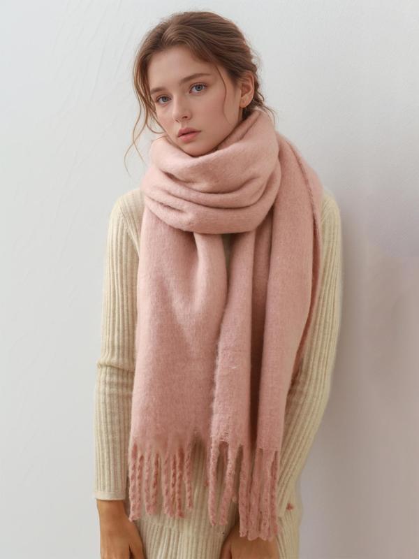 Fashionable thickened women's scarf