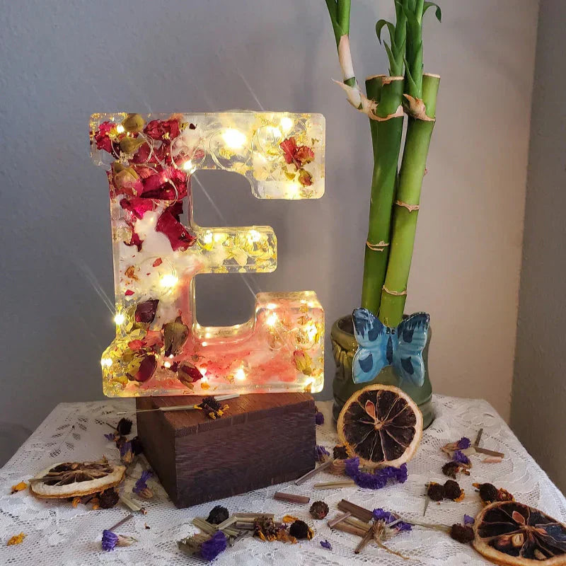 🌸Floral Resin Night Light