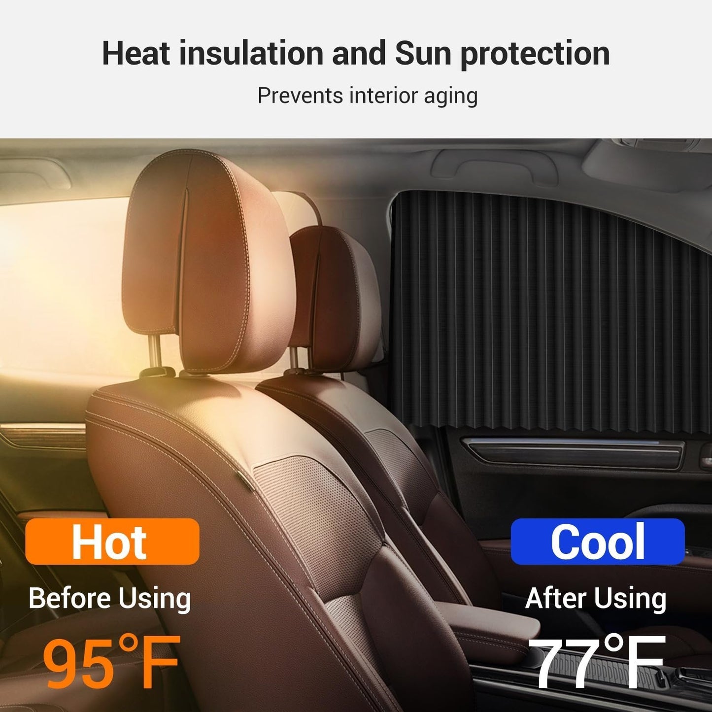 49% OFFđ„Universal Fit Magnetic Car Side Window Privacy Sunshade