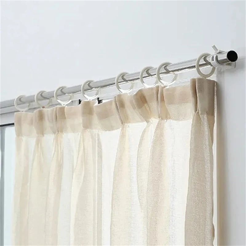 Nail-Free Adjustable Curtain Rod Hooks(Set of 2)