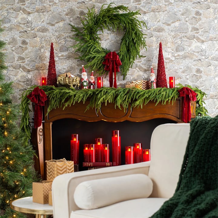 🔥Last 4 hours 57% OFF -🌲Natural Christmas Greenery - Real Touch Norfolk Pine Garland