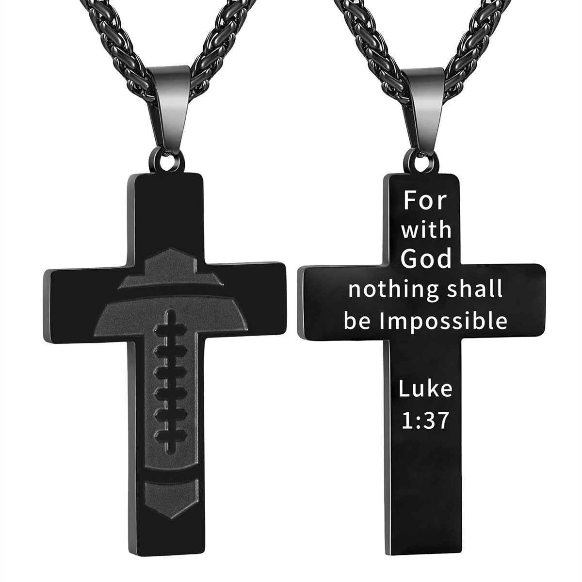 š„LAST DAY 49% OFF - American Football Cross Bible Pendant