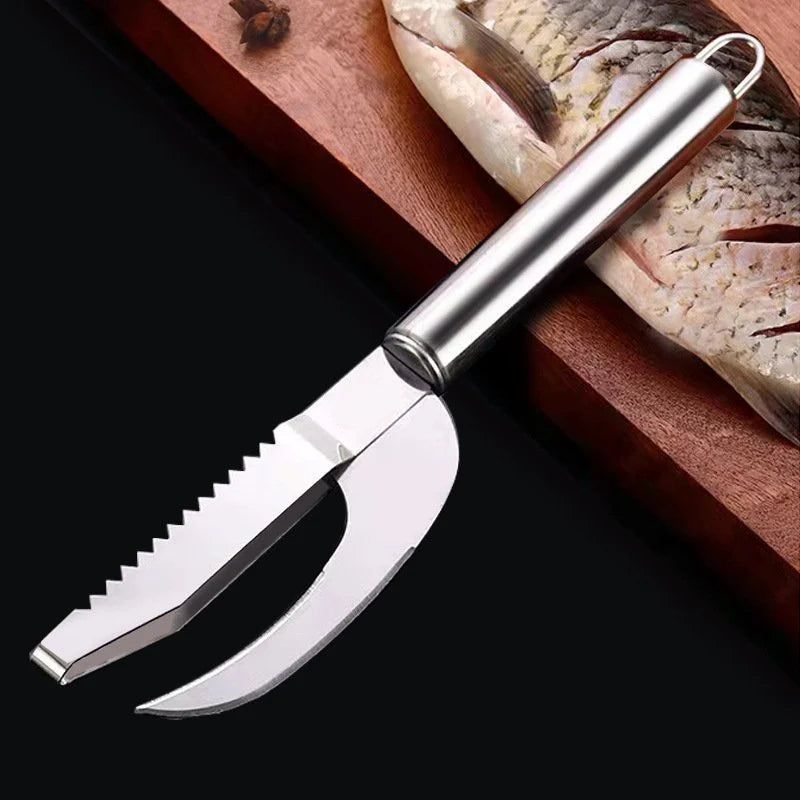 🔥🔥Multi Fish Scale Knife 3-in-1