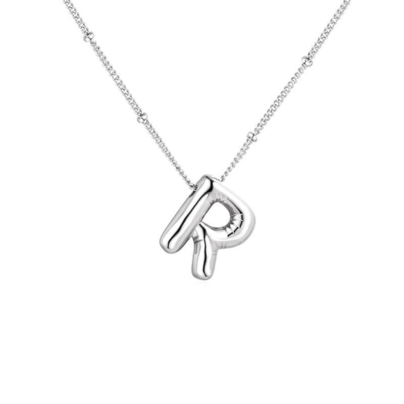 🔥Summer sale🎁⏰Bubble Letter Necklace