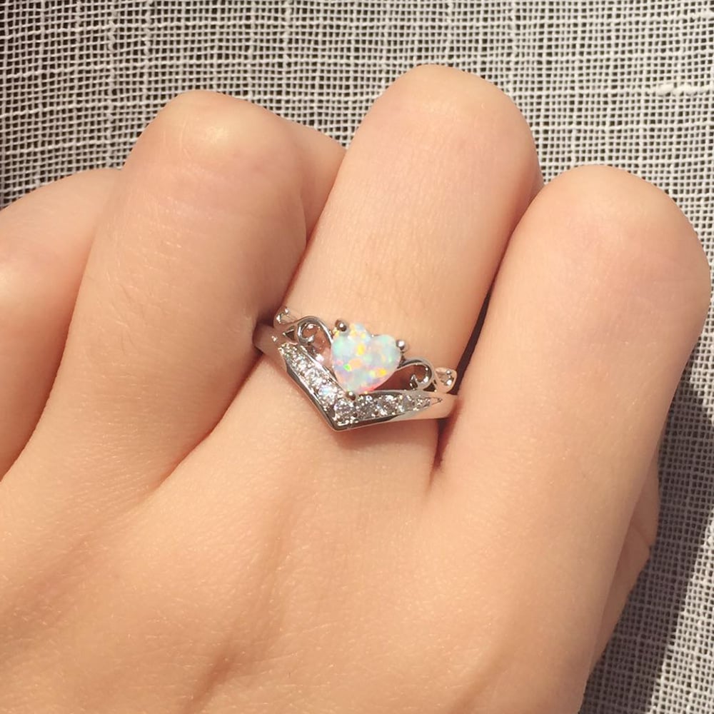 💝Self Love Silver Heart Ring💗