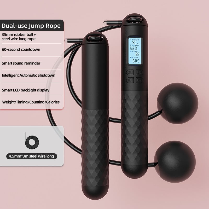 🔥Skipping Rope with Counter (Gravity Ball with/without Rope)