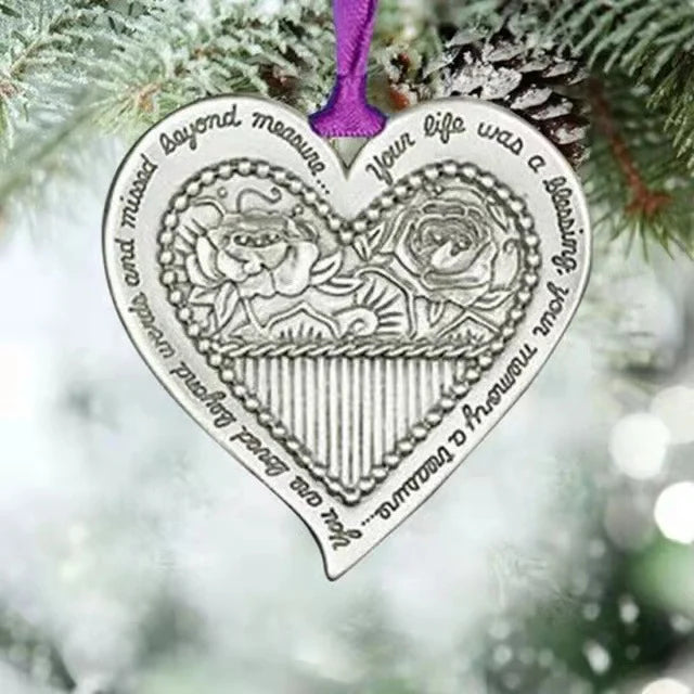 šSolid Pewter Christmas Tree Ornamentš„