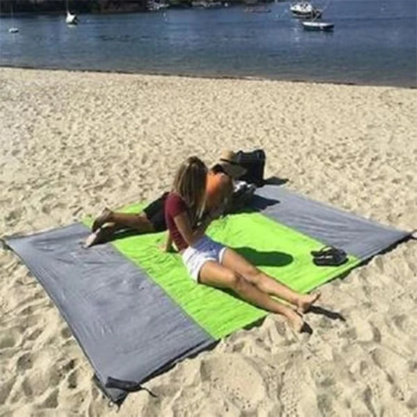🏆LAST DAY 49% OFF🤽♂️Sandproof Beach Blanket Lightweight👨👩👧👦